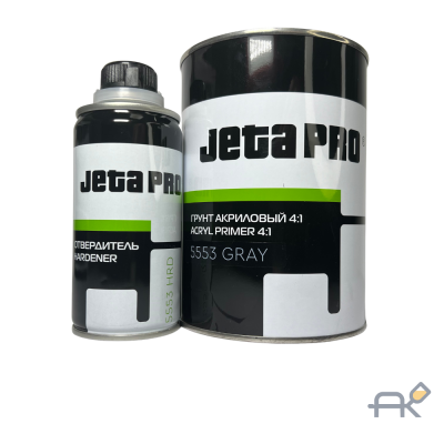 Грунт JETA PRO (5553) 4+1 акриловый 0.8л+0.2л серый